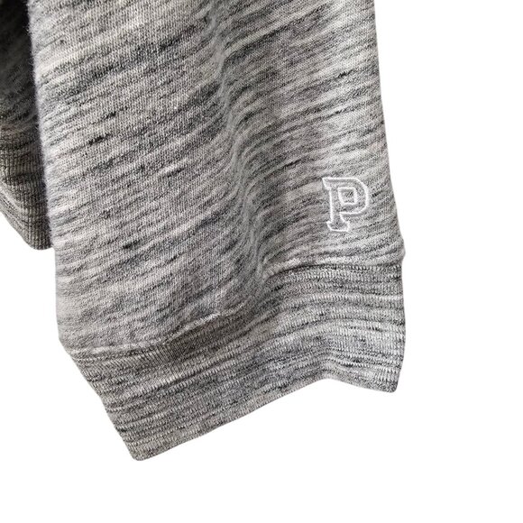 💥Pink Victoria's Secret Pullover Gray Drop Shoulder Oversized Hooded Sweatshirt - Picture 7 of 7